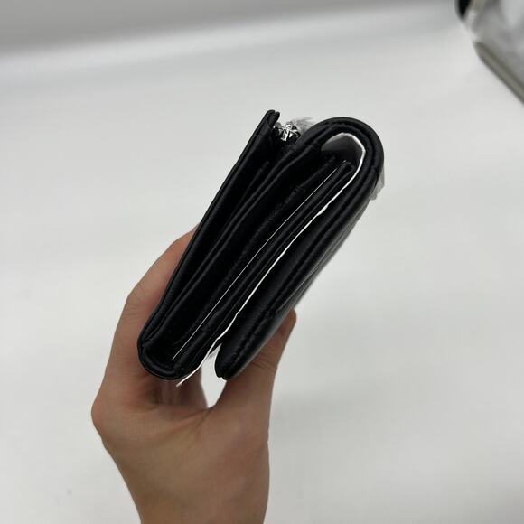 Vince Camuto Doty Wallet	Black Leather Size Small - Picture 5 of 16